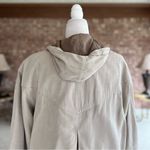 Gallery Gray Putty Women’s Hooded Soft-shell Trenchcoat M Photo 9