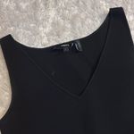 Theory Gorgeous  S Stretch Bandage Knit Midi Dress Vneck Black Cocktail ALine Photo 8