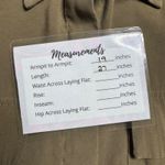 Good American Good‎ American Olive Green Long Sleeve Button Down Shirt Size 1 Photo 4