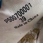 Fly London  Yahl Brown Tan Beige Leather Wedge Ankle Peep Toe Size 39 US 8/8.5 Photo 7