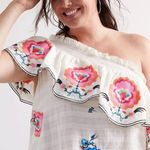 Anthropologie Plenty by Tracy Reese One-Shoulder Maxi Dress Embroidered Floral Size L New w/Tag $258 Photo 6