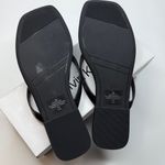 Calvin Klein Women's Stelea Flat Thong Sandals- Size 8- Black Photo 8