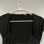 Reformation  Harlyn Black Cut Out Short Sleeve Maxi Dress Small S NWOT Photo 3