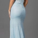 Light Blue Sparkly Prom Dress Size 8 Photo 1