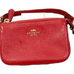 Coach Luxe Hadley Tumbled Red Leather Oversized Carry-On Shoulder Bag Satchel Photo 2