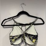 Ekouaer  high neck navy and green swim top Photo 2