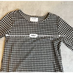 Old Navy Girls Black & White Gingham Long Sleeve Dress XL Photo 5