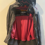 Superdry  Charcoal Jacket with Bright Pink Interior Photo 0
