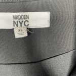 Madden Nyc Women's Black Cropped Silver Button Accent Blazer Occasion XL Photo 5
