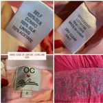 Oleg Cassini OC PINK SILK CHIFFON BEADED HALTER FORMAL DRESS (2) Photo 11