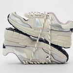 ZARA iridescent piece sneaker silver (Size 5) Photo 3