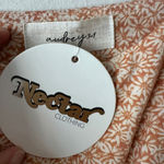 Nectar Clothing  Orange Floral Dress Women's Large Photo 3