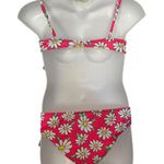 California Sunshine  Hot Pink Daisy Bikini Set Photo 1