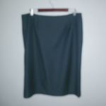 Larry Levine Signature  16 Gray Fitted Skirt Suit Plus Photo 5