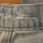 Old Navy  High-Rise Baggy Wide Leg Jeans Sz 4 Photo 5