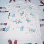 Vintage 90s Tshirt Dress White Size XXL Photo 0