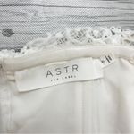 ASTR  the Label Daniela White Lace Mini Dress Photo 7