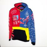 REASON Streetwear graphic color block hooded sweatshirt Size L Photo 7