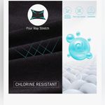 Baleaf NEW  Racerback Athletic One Piece Modest Bathing Suit M/36 Photo 5