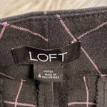 Loft  Ankle Pants size 4 brand new with tag color brown and pink see all photos Photo 6