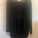 Painted Threads Long Black Cardigan Photo 7