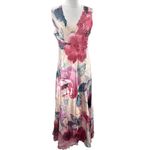 Komarov Floral Charmeuse Lace Sleeveless Maxi Dress Pastel Dream Pink Size undefined Photo 4