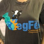 Cleveland VegFest Tee Conscious Living S Green Photo 1