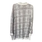 Mud Pie  woman’s Jordan tunic gray toile oversized coastal beach travel Photo 3