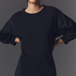 Anthropologie Daily Practice Long Sleeve Relaxed Mini Dress NEW Tags XS Photo 0