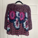 One September Womens Medium Petite Purple Floral Tunic Top Size undefined Photo 4