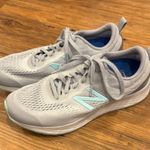 New Balance Women's Gray and Blue Athletic Shoes WORN ONCE Photo 0