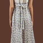 Unif  Butter Dress Cream and Purple Floral Large NWOT Photo 2