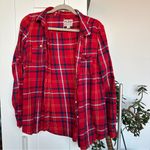 Old Navy  Red and Blue Casual Button Down Shirt Photo 0