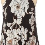 Apt. 9  Pleated Floral Tank Top - Small Photo 0