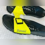 Birkenstock  BETULA Neon Yellow Slides sz 5.5-6 NWT Photo 0