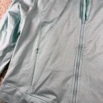 Champion  Duo Dry Light Blue Zip Up Hoodie Jacket Women's XXL Thumbholes Pockets Photo 2