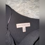 Dress the Population NWOT Black Aubrielle Rosette One Shoulder Maxi Gown sz M Photo 4