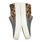 Mata Animal Print Plaid Raw‎ Edge Slip On Platform Shoes Women Size 7.5 Gray Photo 7