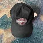 Harley‑Davidson Women’s Black & Pink Adjustable Hat Velcro Strapped Streetwear Photo 1