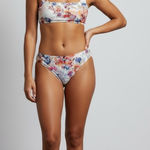 Johnny Was  Floral Eyelet Bikini Top XL & Bottom Set L Summer Days  Multi Photo 0