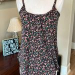 julie's closet Black Floral Knit Glowy Tank Photo 3