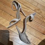 Schutz NWOT  Cadey Lee Sandal Beige Leather Suede Mate Neutral Classic Sexy Party High Heels Ankle strap Beige Cream Photo 4