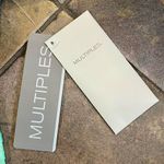 Multiples NWT  Missy Seaside Multicolor Layered Floral 3/4 Sleeve Blouse XS Photo 11