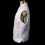 Eddie Bauer Lavender quilted embroidered vest - with Goose down fill. Photo 3