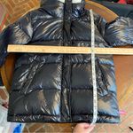 SAM. S13 Black Jane Sherpa Trim Hooded Down Puffer Coat Size M Photo 9