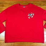 Disney MICKEY MOUSE RED CUPID OVERSIZED SEMI CROPPED SHIRT 2X NWOT Photo 1