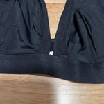 All.You.LIVELY Women's Jet Black Busty Mesh Trim Bralette Photo 4