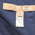 Hutch Claudia Dark Navy Crushed Velvet Wrap Crop Top, EUC, Medium, MSRP $198 Photo 10