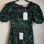 Ivy City Co Vivian Dress Green Christmas Holiday Sequins Party Size XS Photo 1