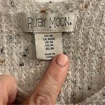 Ruby Moon  Women's V-Neck Knit Sweater Ivory Confetti Size M Photo 3